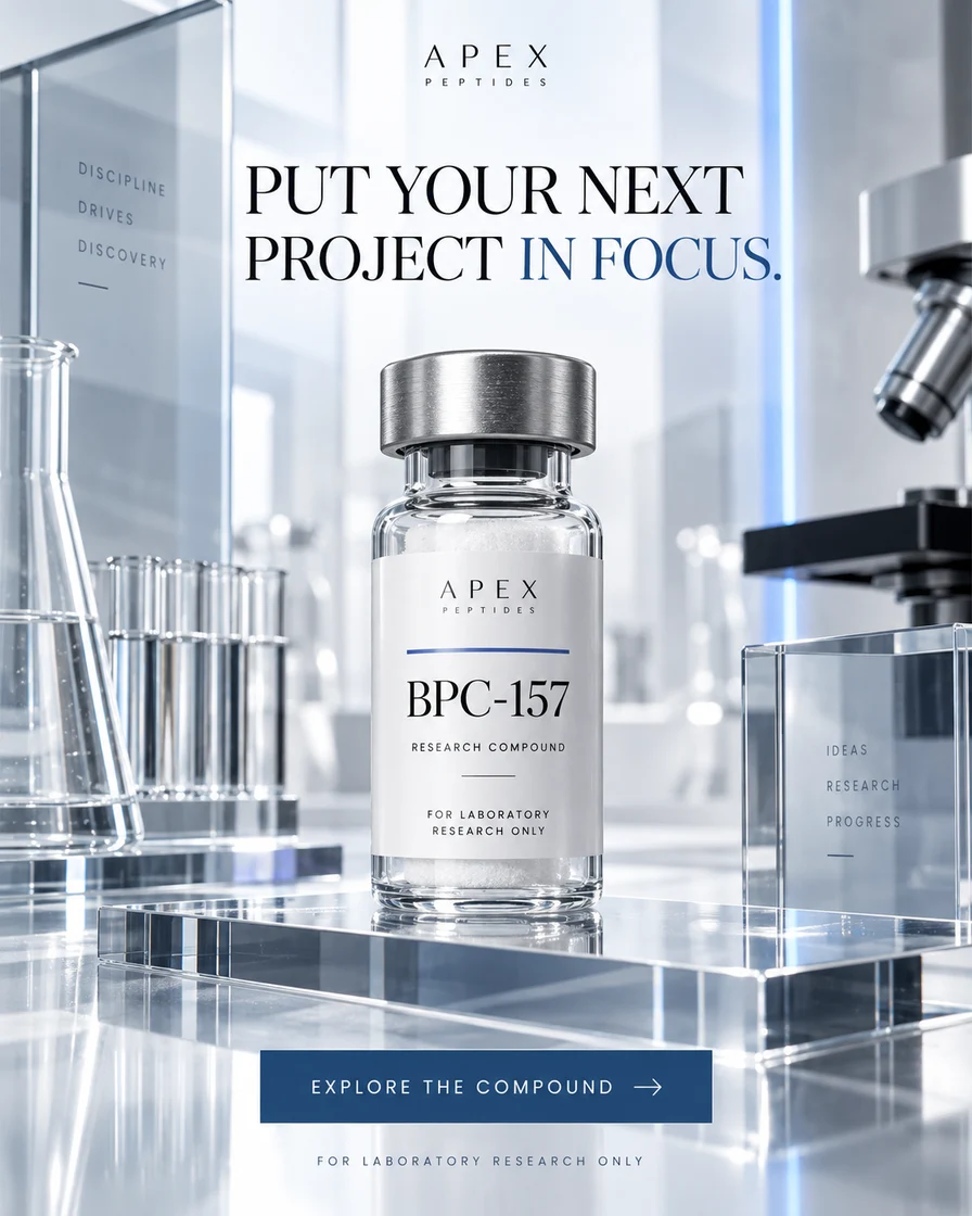 BPC-157: Put your next project in focus.