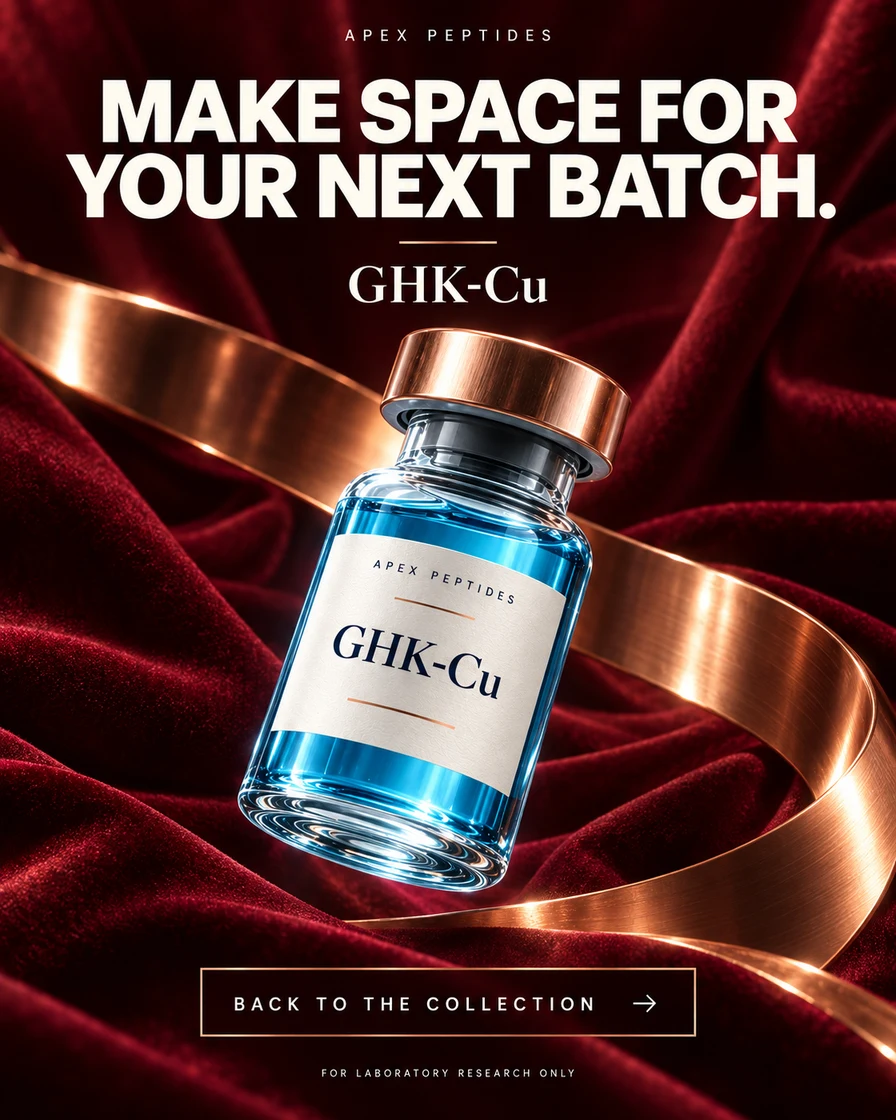 GHK-Cu: Make space for your next batch.